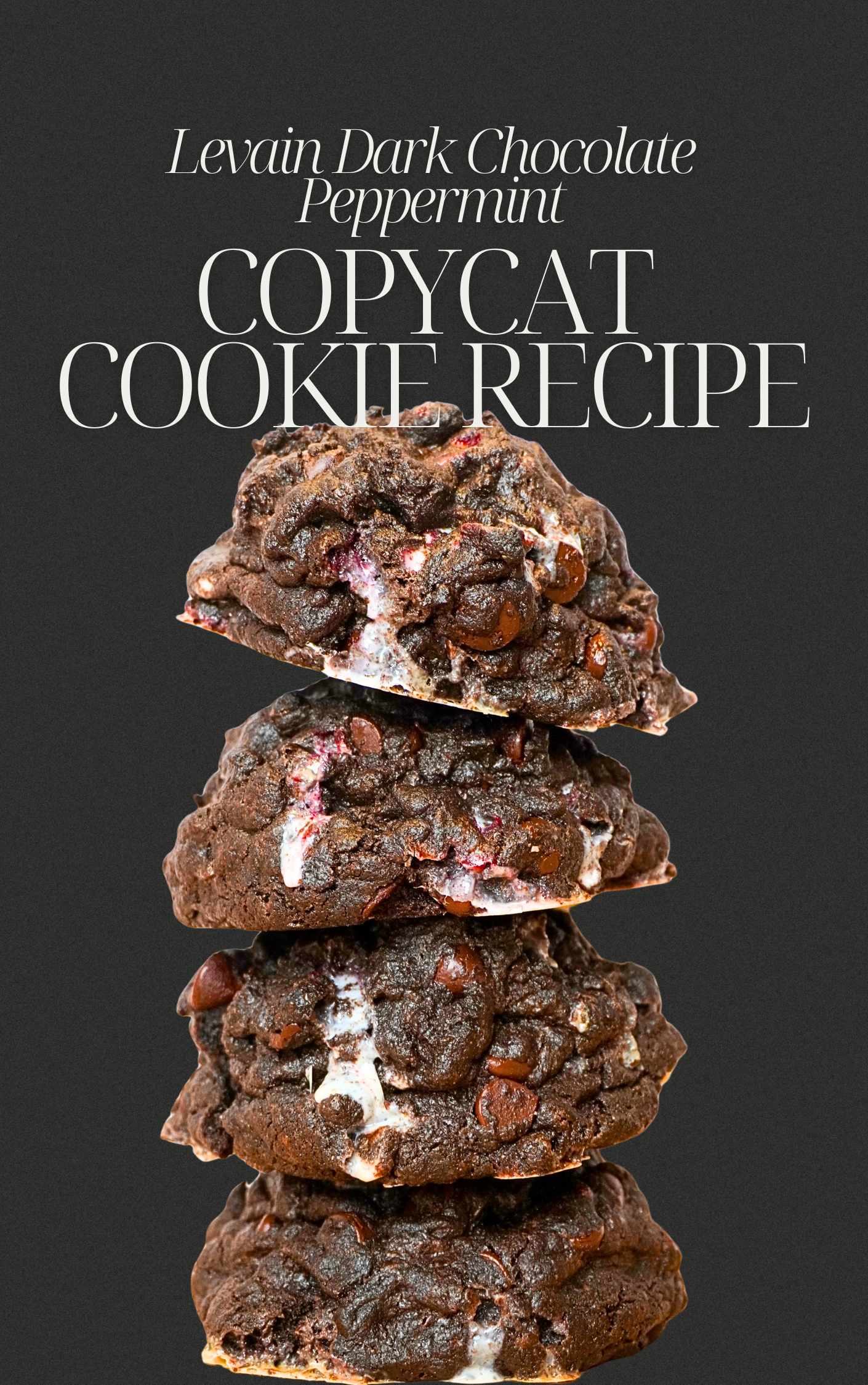Copycat Levain Bakery Dark Chocolate Peppermint Cookie Recipe