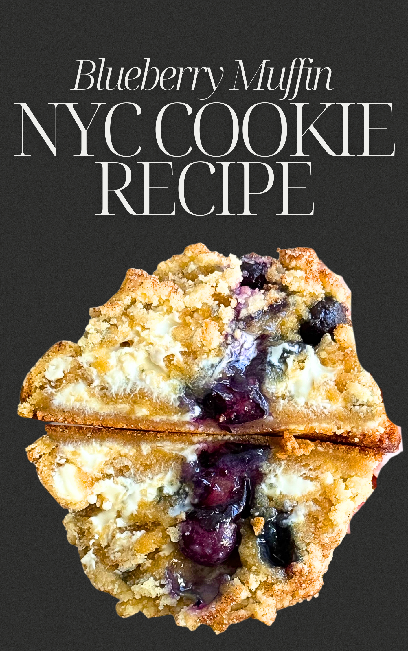 Blueberry Muffin Cookie Recipe