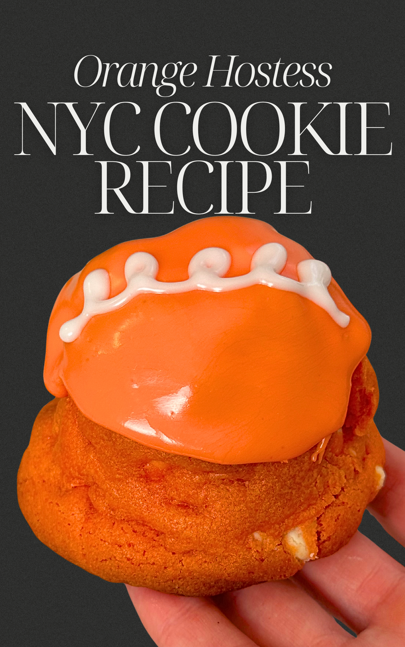 NYC Orange "Hostess" Cookie Recipe