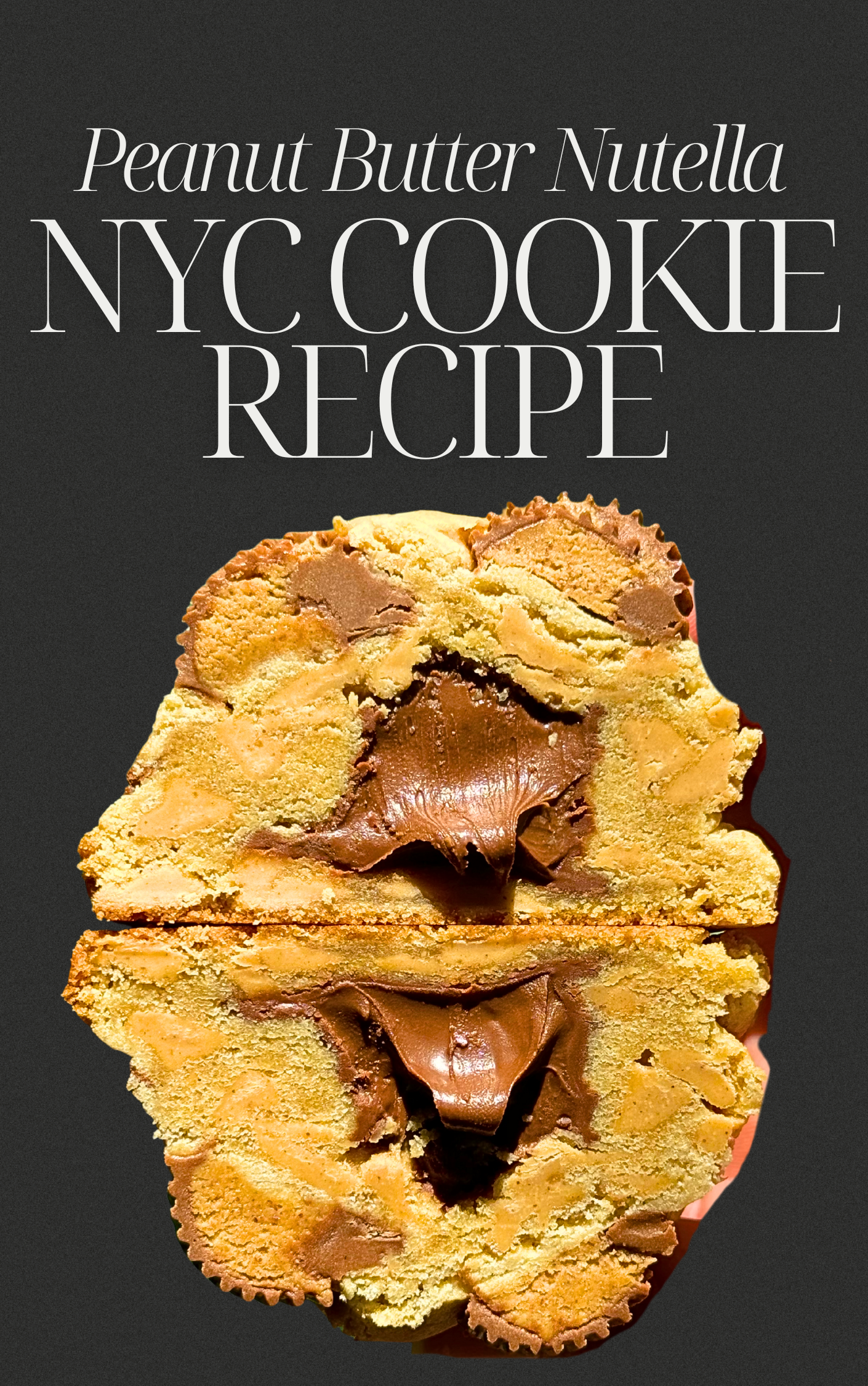 Peanut Butter Nutella Cookie Recipe