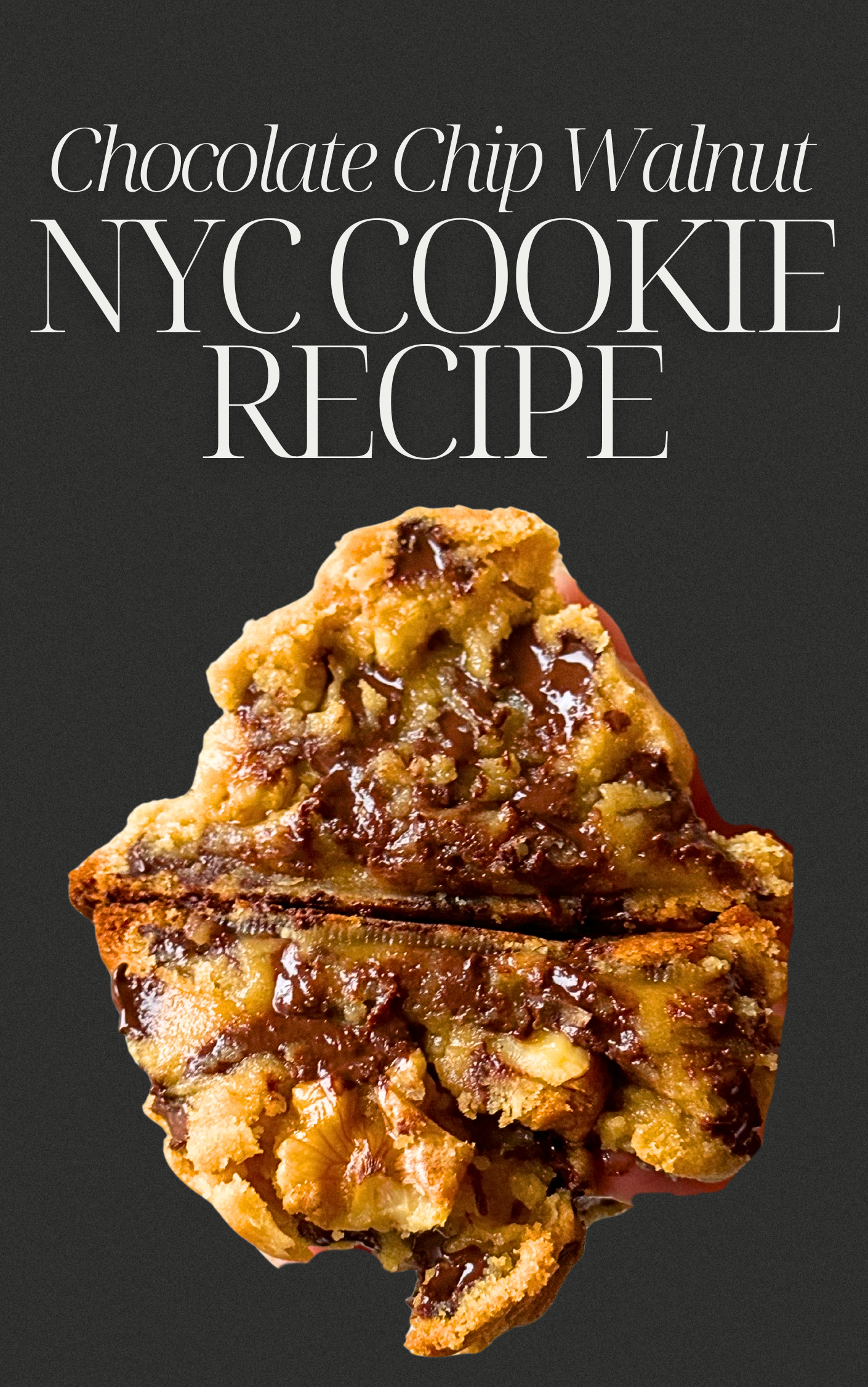 NYC Chocolate Walnut Cookie Recipe