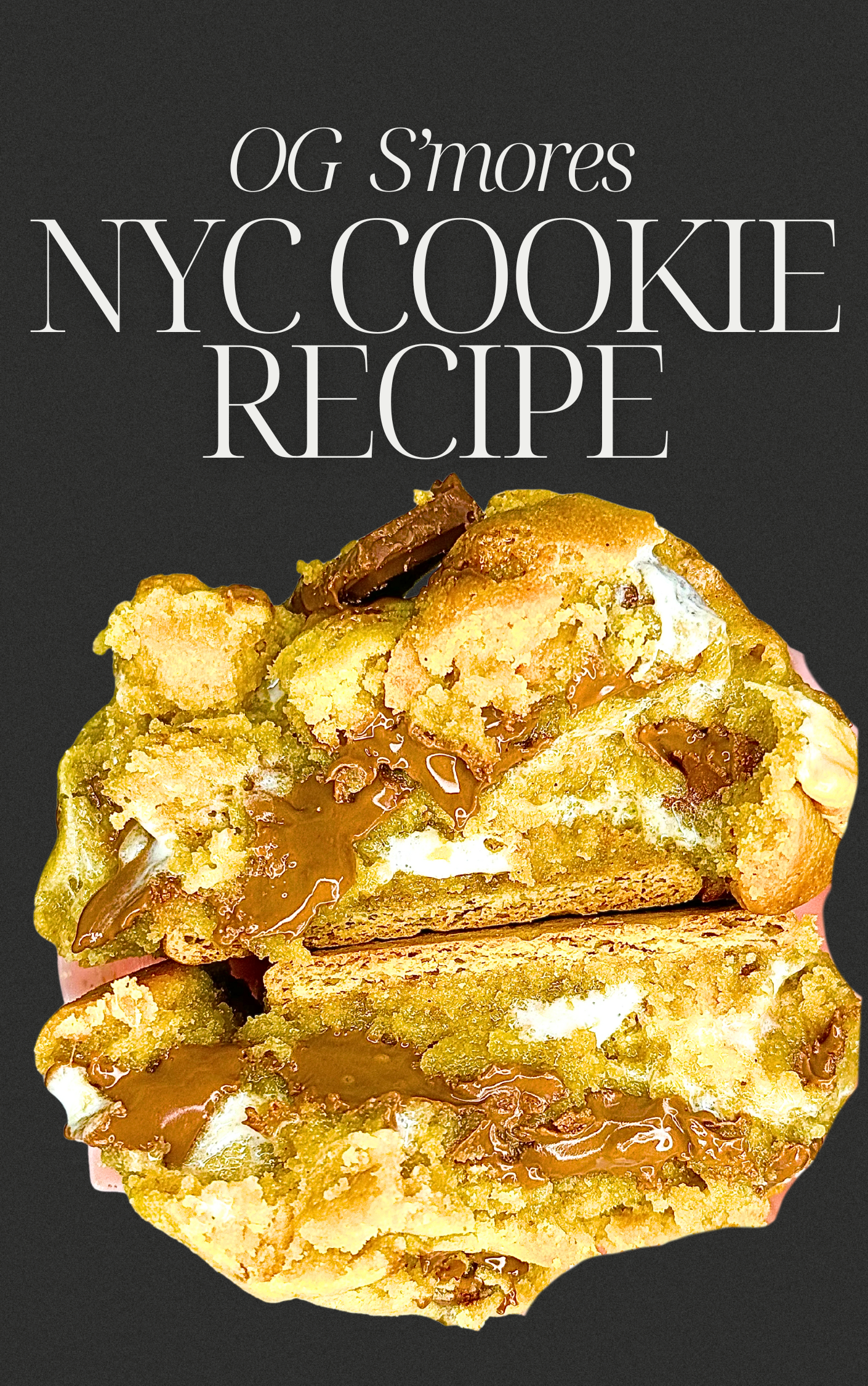 S’mores Chunky Cookie Recipe