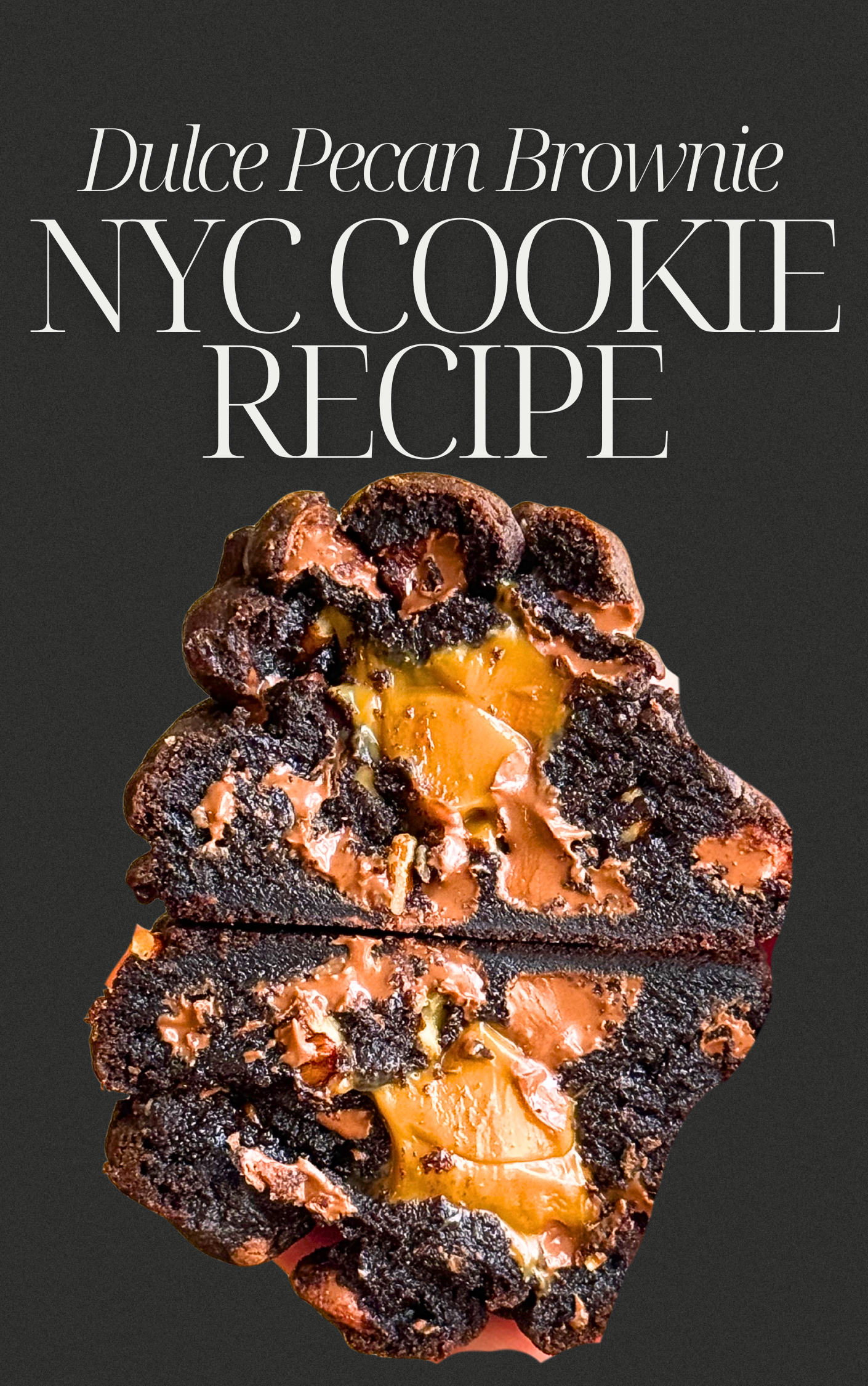 Dulce Pecan Brownie Cookie Recipe