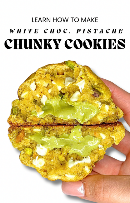 Chunky Cookies Recipe: White Choc. Pistache (LIMITED EDITION)