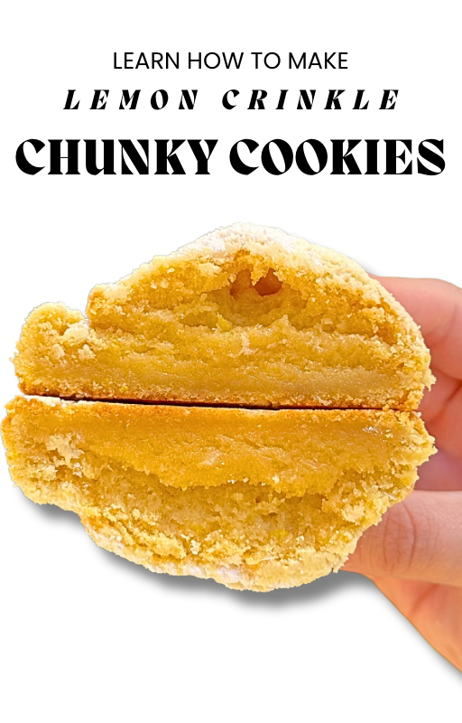 Lemon Crinkle Cookie Recipe (SEASONAL)