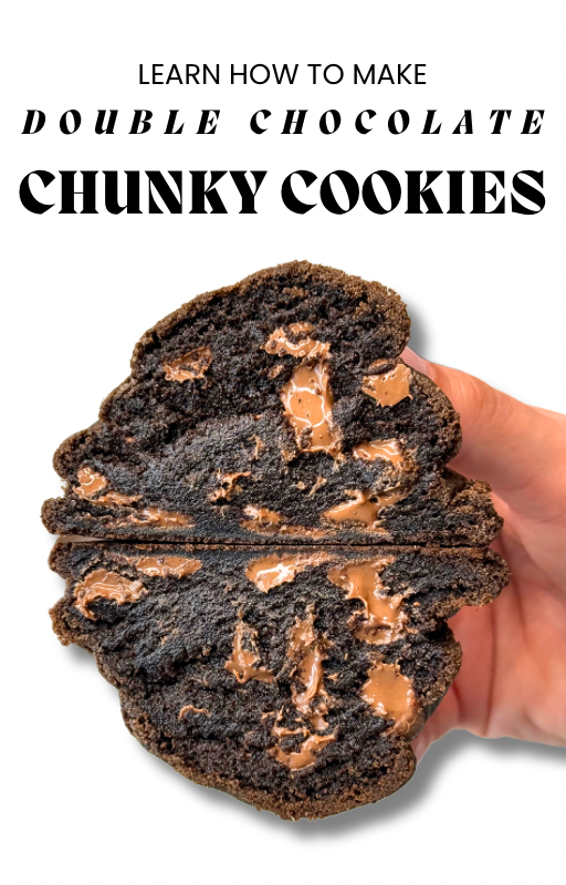 Chunky Cookies Recipe: Double Chocolate