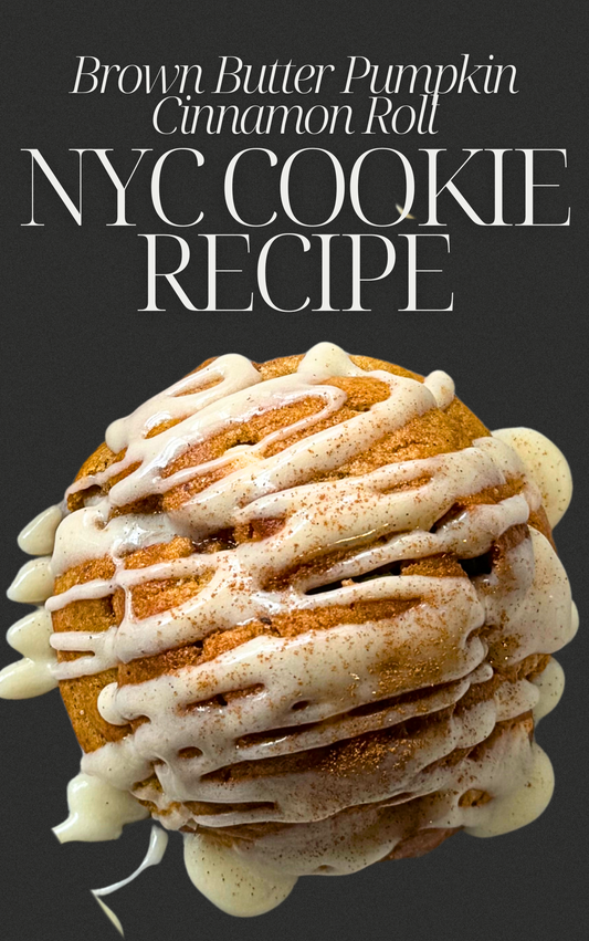 NYC Style Brown Butter Pumpkin Cinnamon Roll Cookie Recipe
