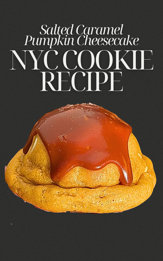 NYC Salted Caramel Pumpkin Cheesecake Cookie Recipe