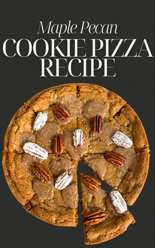Maple Pecan Cookie Pizza