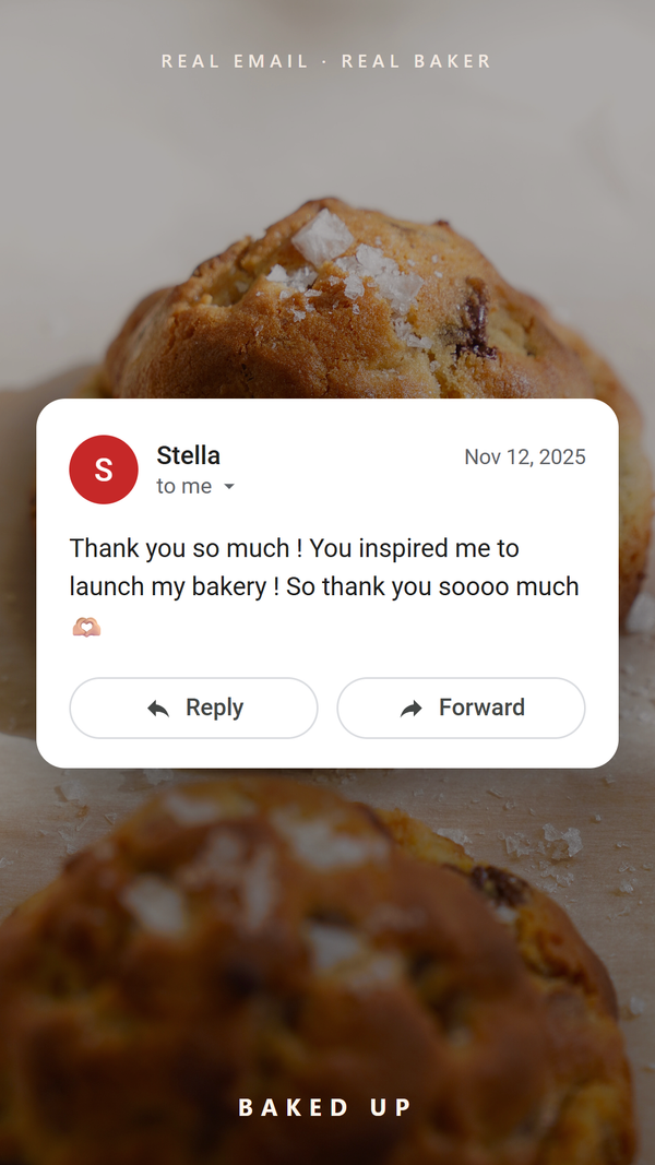 Real customer email review from Stella